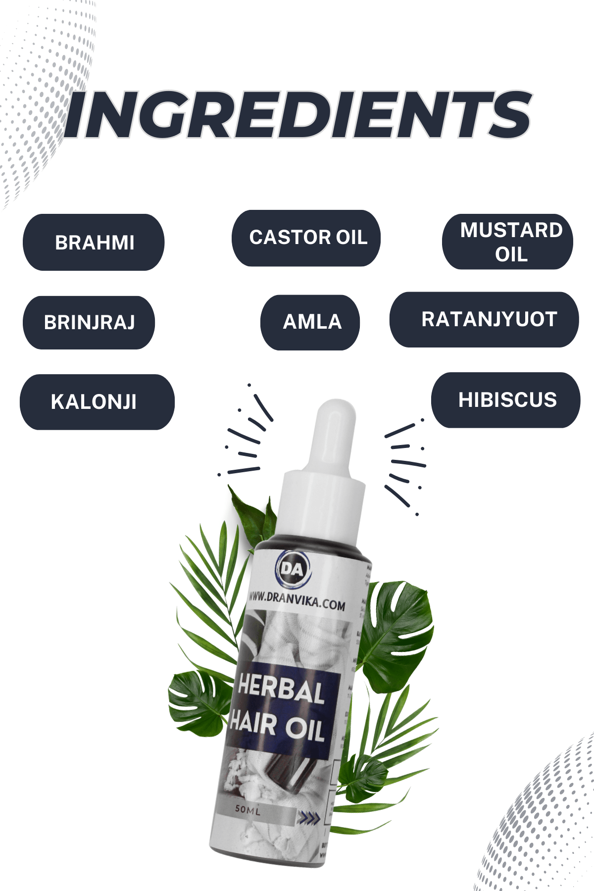 Herbal hair oil