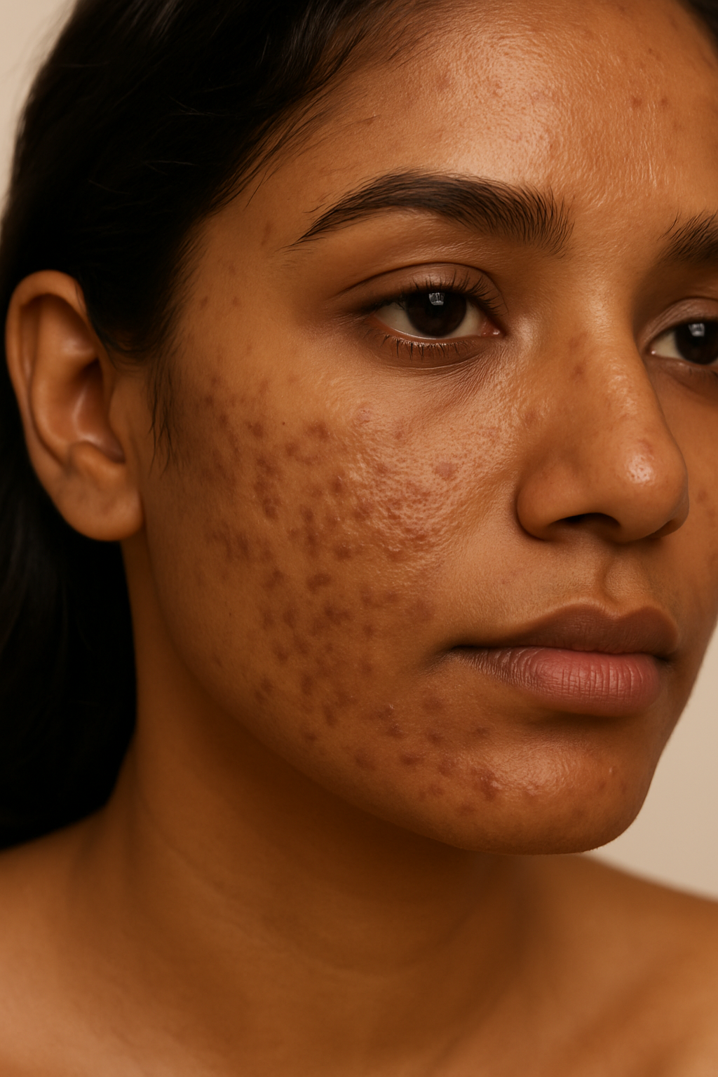 Acne Scar Reduction with Laser & Dermabrasion